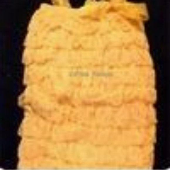 Yellow Lace Romper R921 NWT Boutique - Picture 3 of 3